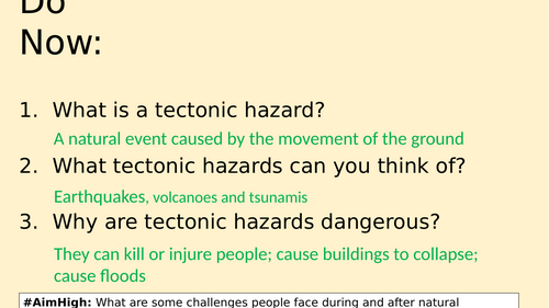 Natural hazards introduction