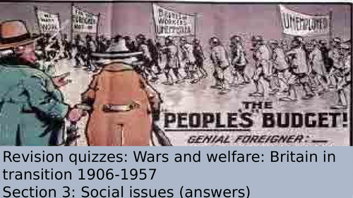 AQA 2m revision quiz (with answers) Social Issues