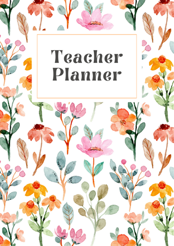 Teacher Planner and Organiser