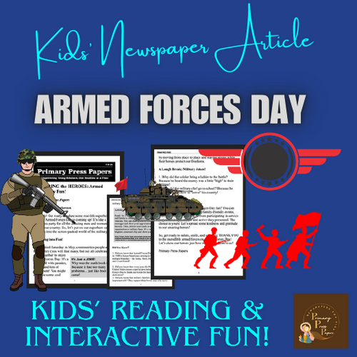 Honoring the Heroes: Armed Forces Day Fun! Kid’s Reading & Activity.
