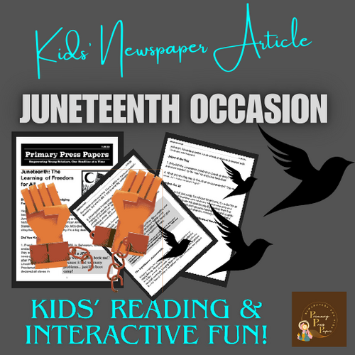 Juneteenth Occasion Guide for Kids: FUN READING & ACTIVITY for Kids to Have FUN