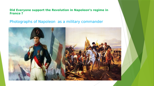 Did Everyone support the Revolution in Napoleon’s regime in France ?
