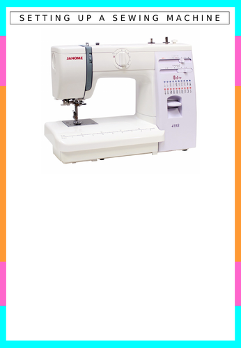 Set/Thread up sewing machine
