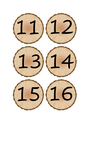 Numbers on log slices