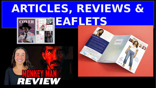 Writing Leaflets, Reviews & Articles - GCSE English Language