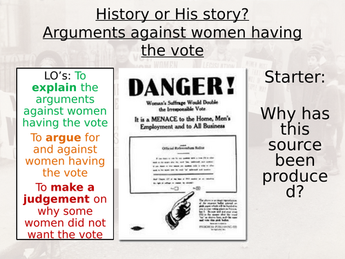 Arguments against votes for women