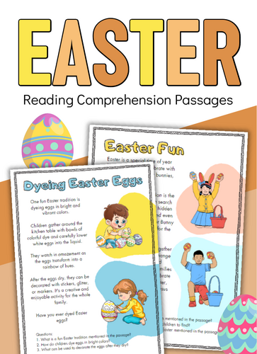 Easter Reading Comprehension Passages.
