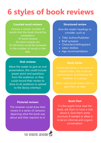 6 styles of book reviews