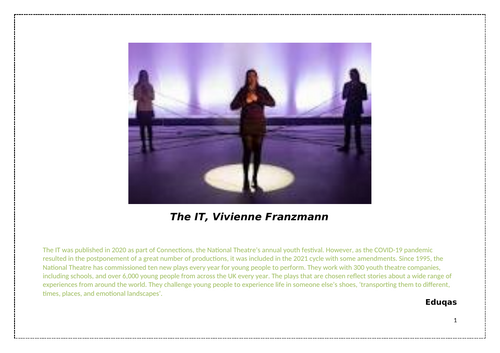 The IT - Revision Guide - Eduqas Drama GCSE