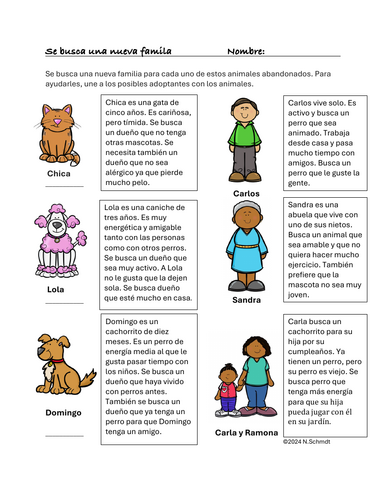 "Se busca" with Subjunctive Spanish Reading (subjuntivo)