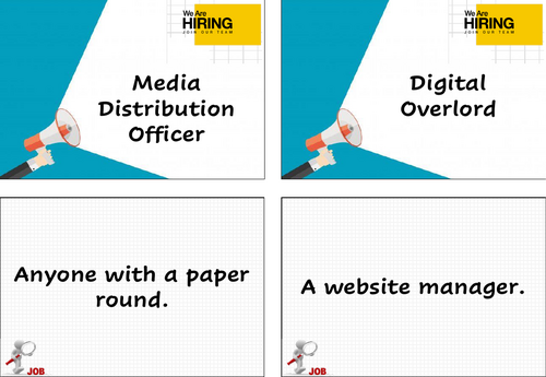 Careers: Match the unusual job titles to their real task
