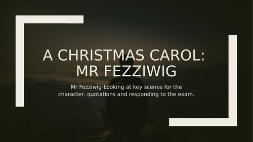 A Christmas Carol: Mr Fezziwig