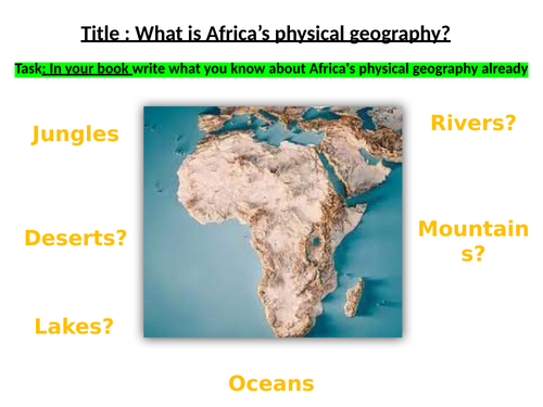 Physical Geography of Africa