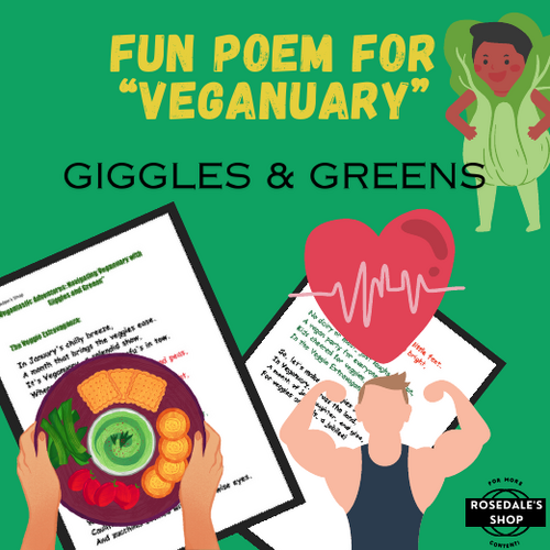 Vegantastic Adventures: Navigating Veganuary with Giggles & Greens ~ POEM!