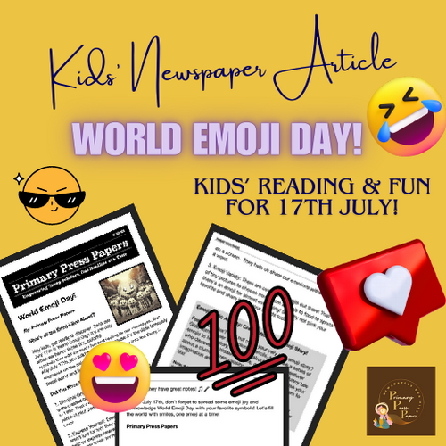 World Emoji Day Reading Adventure & Fun Activity for Kids on 17th JULY!