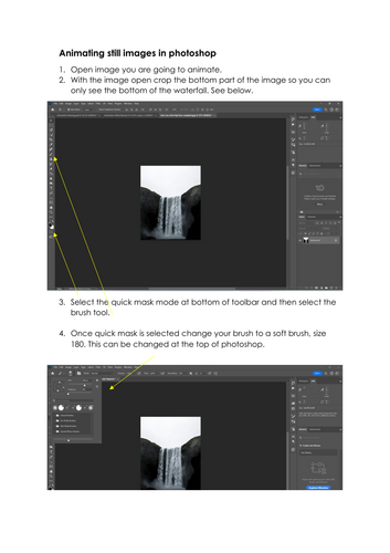 Animating still images in photoshop. Step by step guide