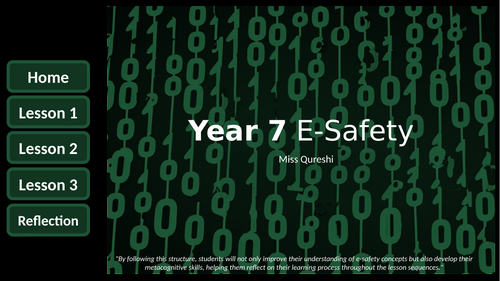 KS3 E-Safety Online Threats