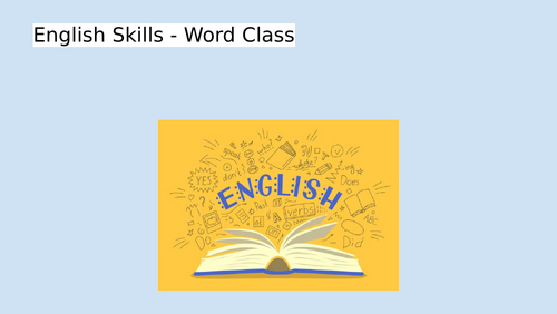 Word Class 1 week powerpoint