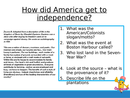 American Revolution 7 - Independence