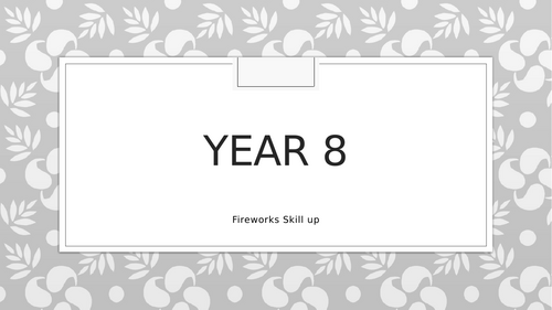 KS3 Adobe Fireworks Skill up