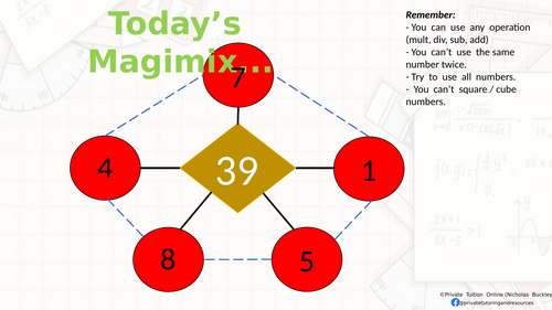 Magimix Lesson Starter Year 5 Year 6 KS2