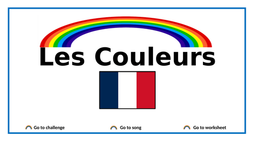 French - Colours