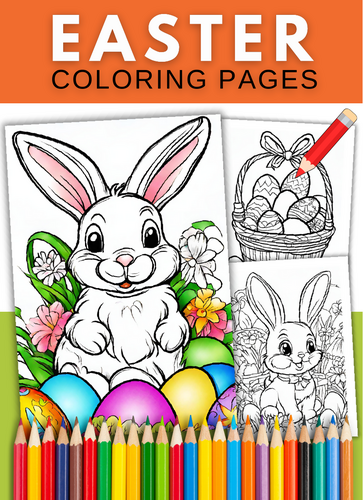 Easter Coloring Pages.