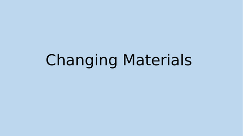 Changing materials science ks2