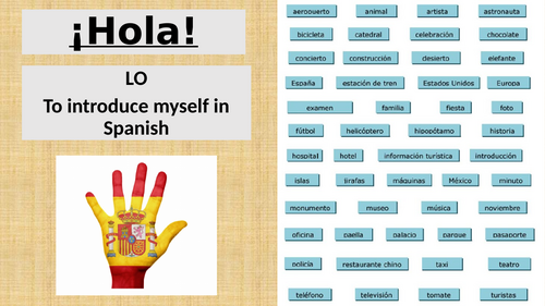 Claro 1 - Hola! Y7 Spanish lesson