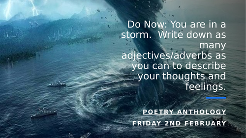 Storm on the Island AQA GCSE Poetry Anthology