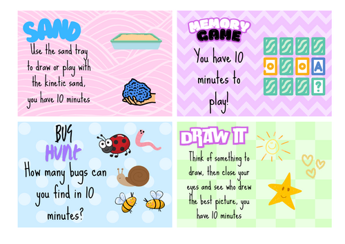 Brain break flashcards