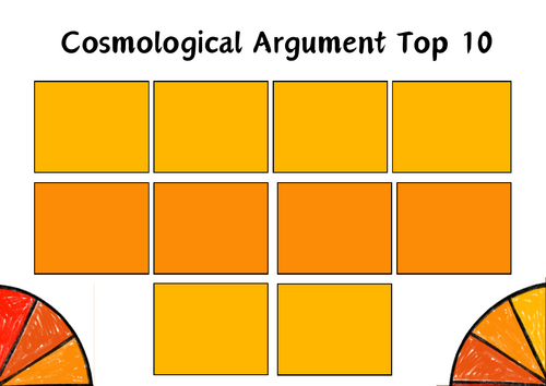 A-Level RS: Cosmological Argument Top 10 - Eduqas Philosophy