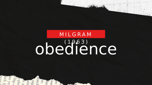 Milgram (Obedience)