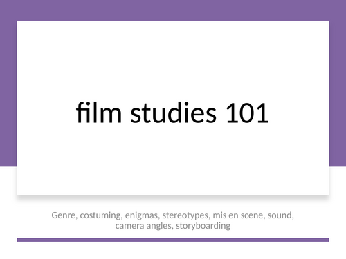 Introduction to Film Studies plus essay on 'Saving Private Ryan'