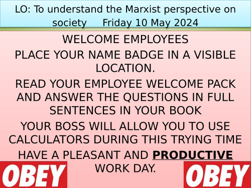 Theory and Methods - Marxism