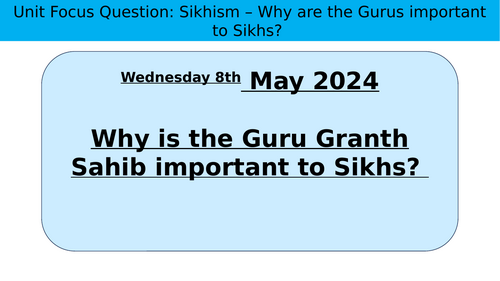 Sikhism - Guru Granth Sahib