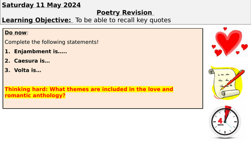 AQA POETRY: Love and Relationship