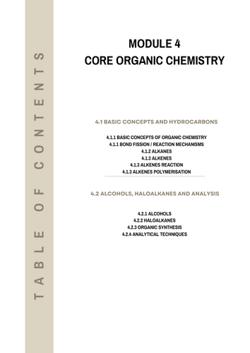 OCR-A Chemistry Module 4 notes