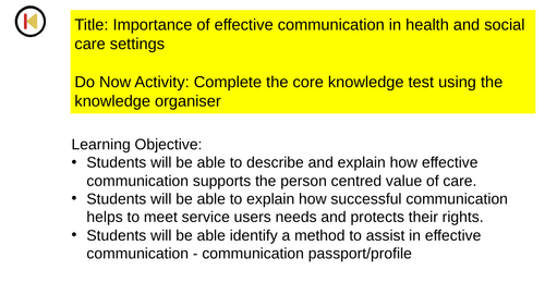 Cambridge National RO32 topic 3 lesson bundle