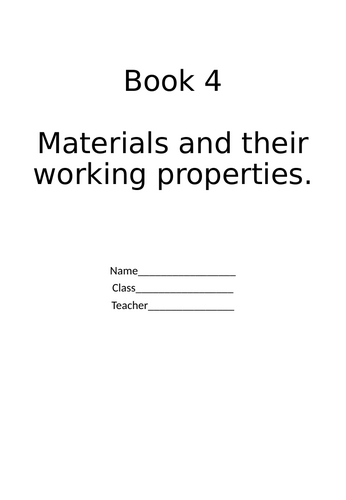 GCSE Product Design Materials and Properties