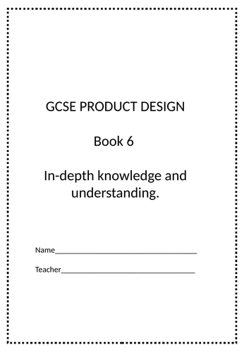 GCSE Product Design - Process & Machinery