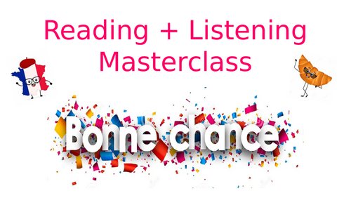 Reading and listening skills at GCSE