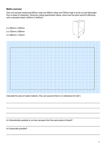 Design & Technology Revision Lesson - Timber Based Materials (With Maths)