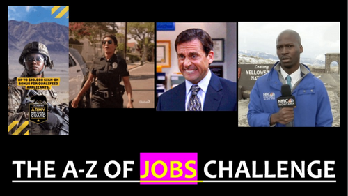 Fun starter: JOBS A-Z Challenge!