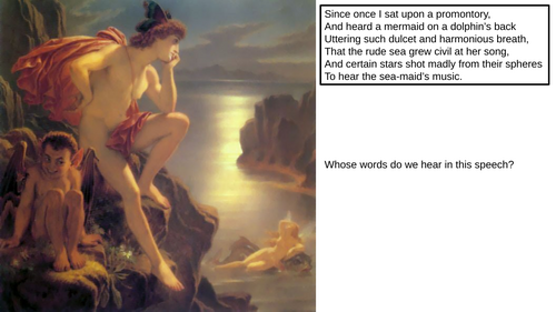 "A Midsummer Night's Dream" Oberon and the Mermaid, Inference, Writing KS3, KS2