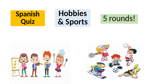 Spanish Hobbies and Sports Quiz