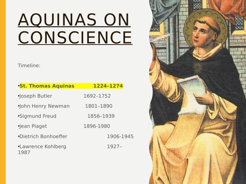 Aquinas on Conscience - Full Lesson PPT.