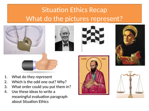 Situation Ethics Recap PPT. | Teaching Resources