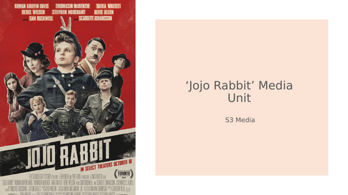 'Jojo Rabbit' Media Unit, S2 S3 S4 National 5 Essay, Character