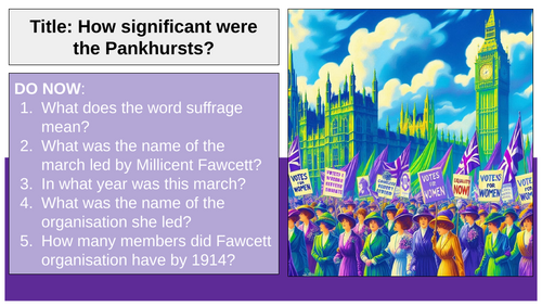 Suffragettes Pankhursts